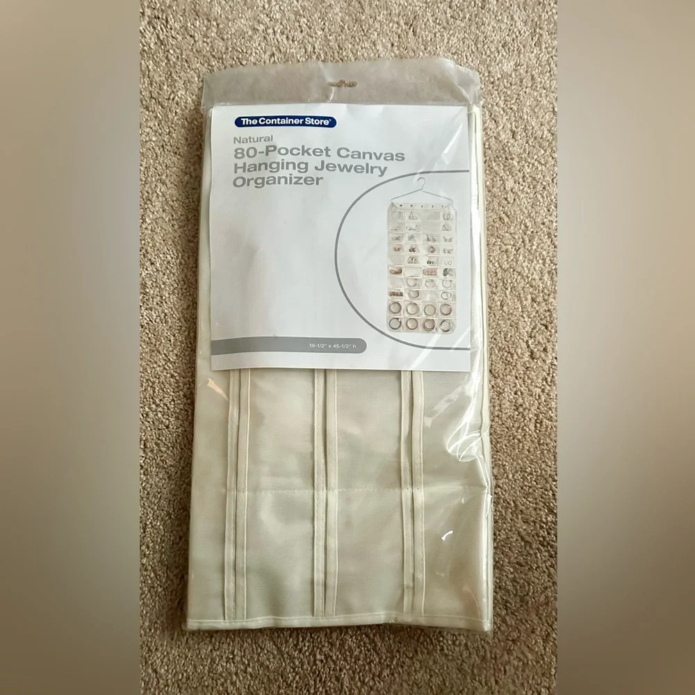 The Container Store Cream Jewelry Organizer